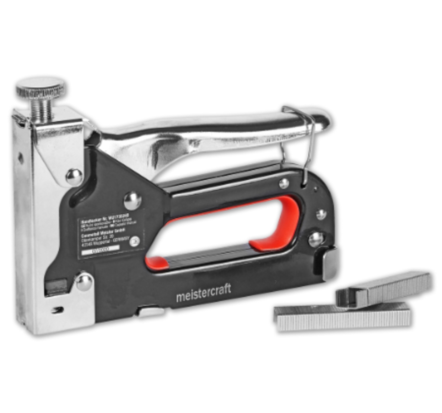 meistercraft Handtacker-Set im Koffer Klammern 4-14mm Hefttacker inkl ...